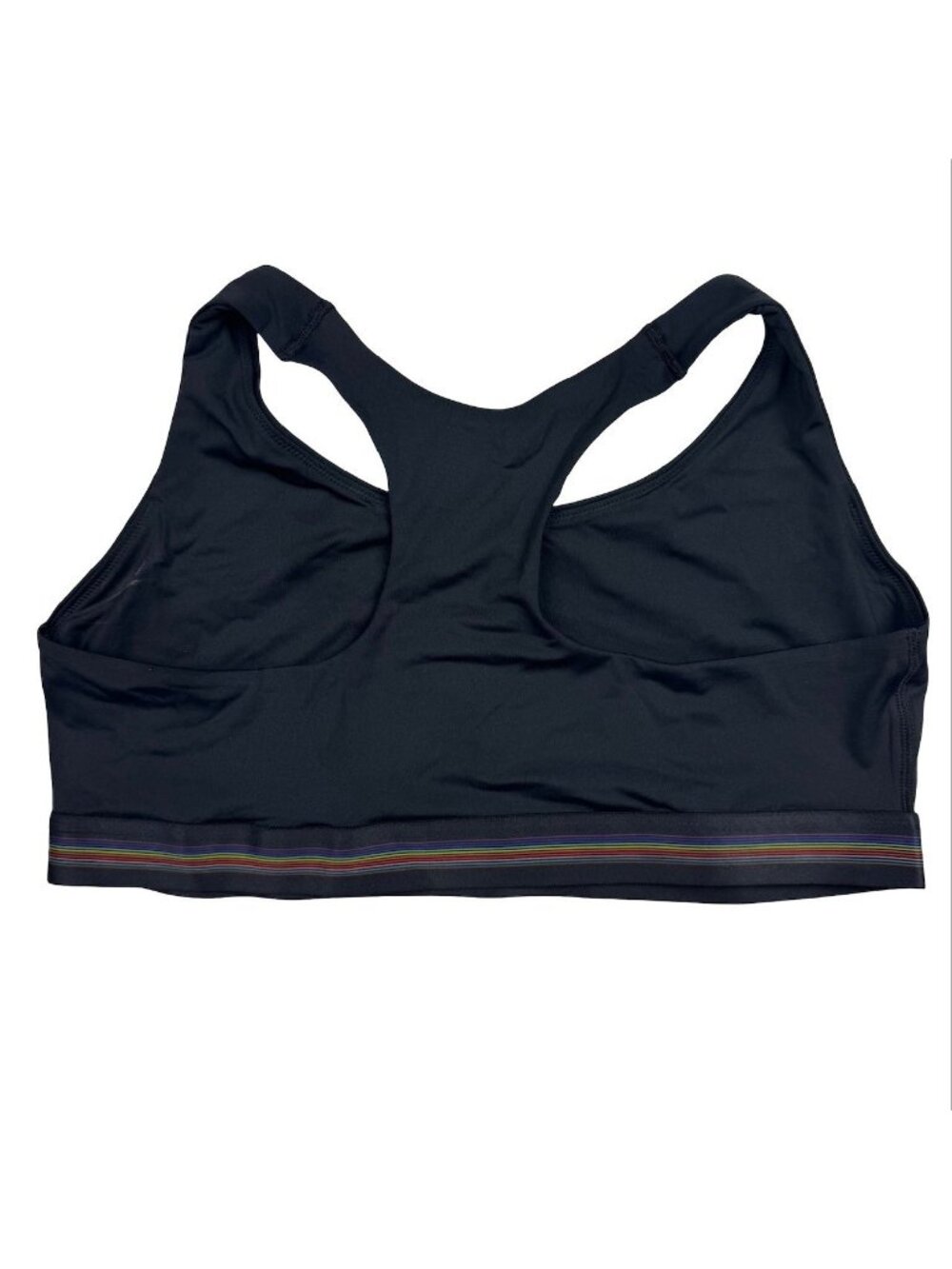 NEW Woxer Boss Flex Womens Pride Sports Bra Activewear Top Black • Size 2XL